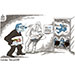Oliver Schopf, politischer Karikaturist aus Österreich, politische Karikaturen aus Österreich, Karikatur Cartoon Illustrationen Politik Politiker Österreich 2023: SALZBURG KOALITIONSVERHANDLUNGEN ÖVP FPÖ SCHWARZ BLAU WILFRIED HASLAUER MARLENE SVAZEK HERBERT KICKL MASKE VISAGISTIN KOSMETIK PINSEL PUDER FARBE SCHMINKEN SCHMINKE
