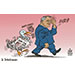 Oliver Schopf, politischer Karikaturist aus Österreich, politische Karikaturen aus Österreich, Karikatur Cartoon Illustrationen Politik Politiker Österreich Cartoon Movement, @oliverschopf.bsky.social 2026: SPÖ BABLER ENDE RÜCKTRITT MEDIEN BOULEVARD MELDUNG FAKE NEWS ENTE ZEITUNGSENTE 
