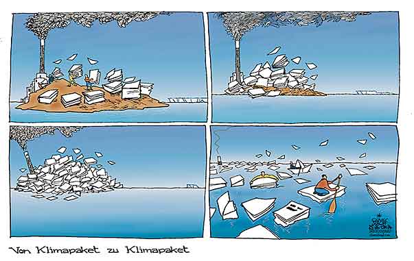  Oliver Schopf, politischer Karikaturist aus Österreich, politische Karikaturen, Illustrationen Archiv politische Karikatur Welt Klima und Umwelt 2014 KLIMA BERICHT ERWAERMUNG EIS MEERESSPIEGEL CO2 TREIBHAUSGAS SCHMELZEN 


