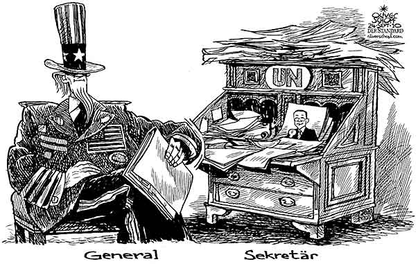  Oliver Schopf, politischer Karikaturist aus Österreich, politische Karikaturen, Illustrationen Archiv politische Karikatur Welt diverse Themen
2010 uno vereinte nationen usa uncle sam ban ki moon generalsekretaer sekretaer moebelstueck
