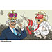 Oliver Schopf, politischer Karikaturist aus Österreich, politische Karikaturen aus Österreich, Karikatur Cartoon Illustrationen Politik Politiker international @oliverschopf.bsky.social 2026: KÖNIG CHARLES III TRUMP BESUCH KÖNIGE DOKTOR JESUS KRONE KÖNIGSKLASSE 
