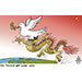 Oliver Schopf, editorial cartoons from Austria, cartoonist from Austria, Austrian illustrations, illustrator from Austria, editorial cartoon politics politician International, Cartoon Arts International, 2022: CHINA UKRAINE WAR RUSSIA EUROPE USA THE WEST PEACE PLAN DOVE CHINESE DRAGON CARNIVAL DISGUISE DRESS UP   
