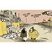 Oliver Schopf, editorial cartoons from Austria, cartoonist from Austria, Austrian illustrations, illustrator from Austria, editorial cartoon politics politician International, Cartoon Arts International, 2022: CHINA ZERO COVID STRATEGY LOCKDOWN OPENING COMMUNIST PARTY WALL CONFINE LOCK UP  
 