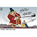 Oliver Schopf, editorial cartoons from Austria, cartoonist from Austria, Austrian illustrations, illustrator from Austria, editorial cartoon politics politician International, Cartoon Movement, @oliverschopf.bsky.social 2026: IRAN WAR MIDDLE EAST PERSIAN GULF TRUMP GOLF GOLFER ROCKET CLUB PERSIAN CARPET
