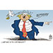 Oliver Schopf, politischer Karikaturist aus Österreich, politische Karikaturen aus Österreich, Karikatur Cartoon Illustrationen Politik Politiker international @oliverschopf.bsky.social 2025: USA TRUMP NOBELPREIS FRIEDENSNOBELPREIS OSLO TAUBE SCHISS KOT NATIONALGARDE 
 